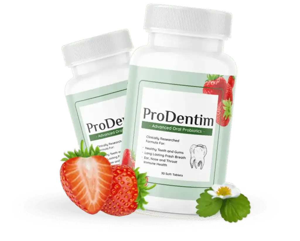Buy ProDentim official oral probiotic chewable tablet strawberry mint